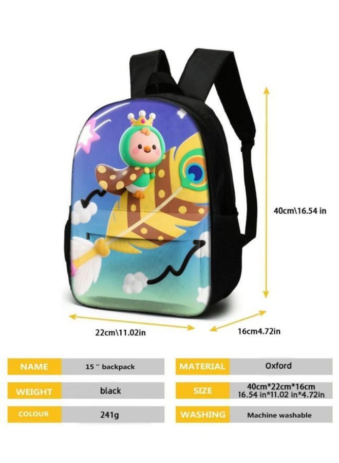Bright Li Fire Fun cartoon print three-piece set is launched! Outing/Sports/Learning Universal | Cute Design + Super Practical Combination - Image 5