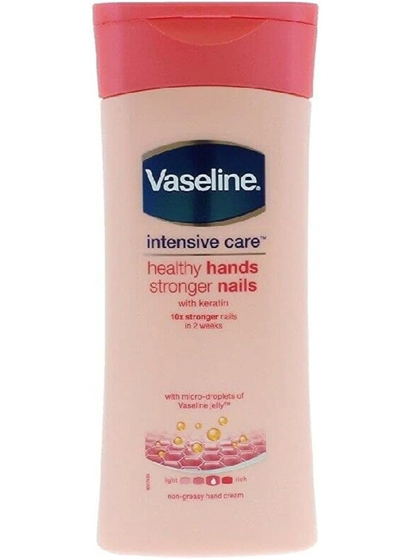 فازلين كريم لليدين من فازلين للعناية المركزة وتقوية الأظافر، 200 مل