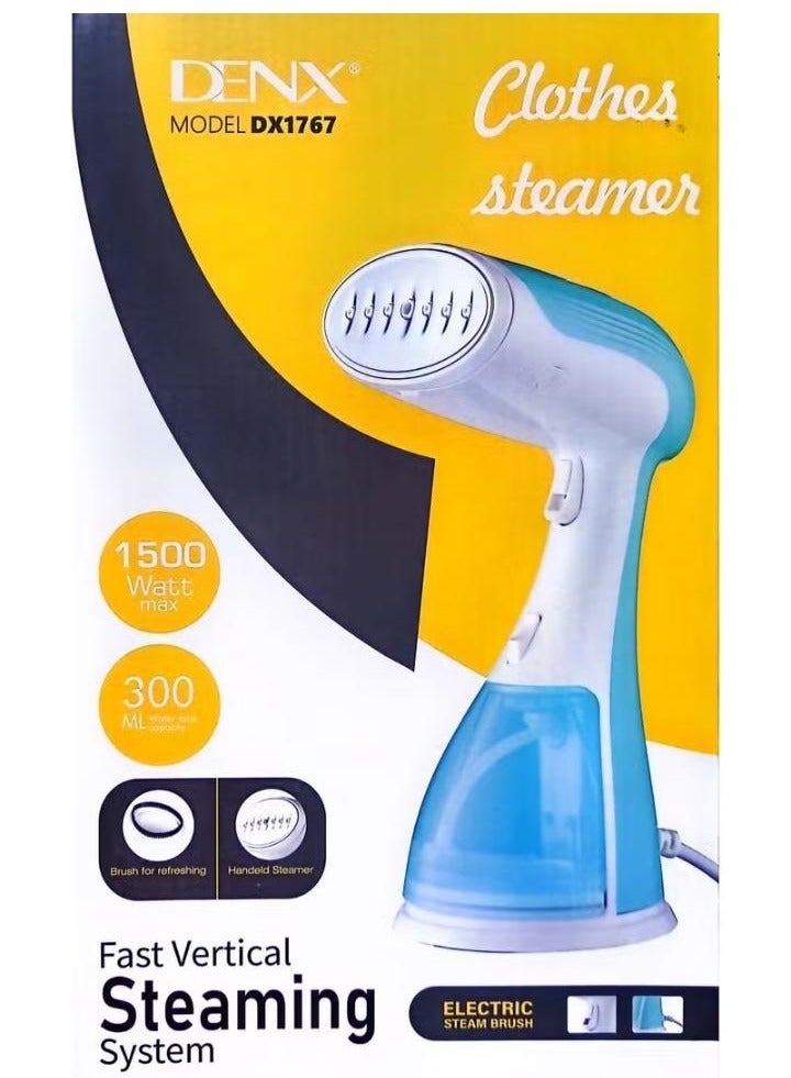 Denx Portable Steam Iron with 30g/min Strong Steam, 25s Fast Heating, Perfect Handheld Garment Steamer for Home and Travel - Image 1