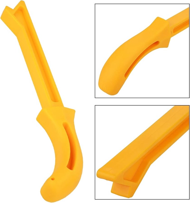 Safety Push Stick For Table Saw Router ABS Body Ergonomic Handle Yellow Color - Image 5