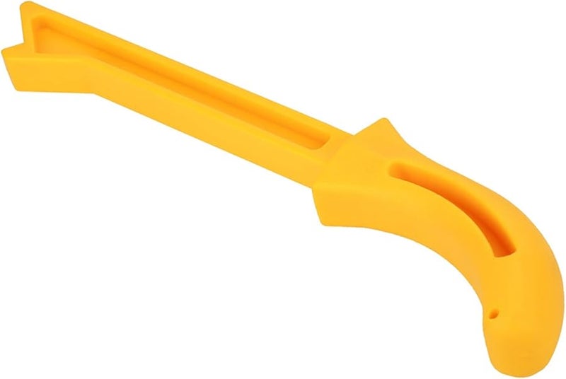 Safety Push Stick For Table Saw Router ABS Body Ergonomic Handle Yellow Color - Image 1