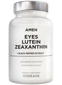 Eyes Lutein Zeaxanthin Supplement Marigold Red Beet Root Black Pepper Eye Care Vision Support Vitamins Formula 3Month Supply Nongmo Vegan 90 Capsules
