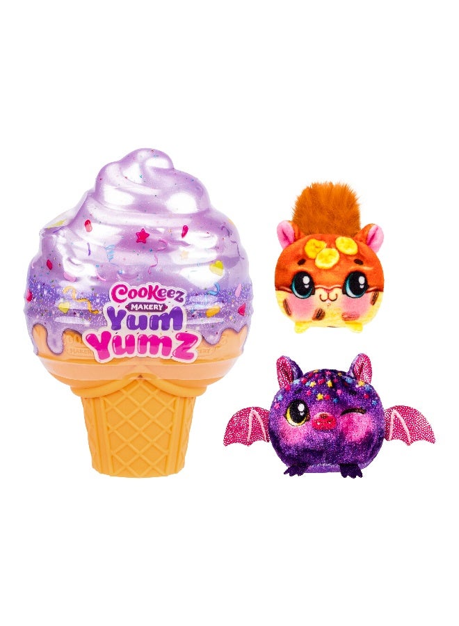Cookeez Makery سلسلة 2 من كوكيس ميكري Yum Yumz، عبوة 2 في 1 | لعبة قماشية قابلة للجمع | لعبة ناعمة | لعبة قماشية غامضة | لعبة قماشية مفاجئة | مثالية للأطفال - Image 1