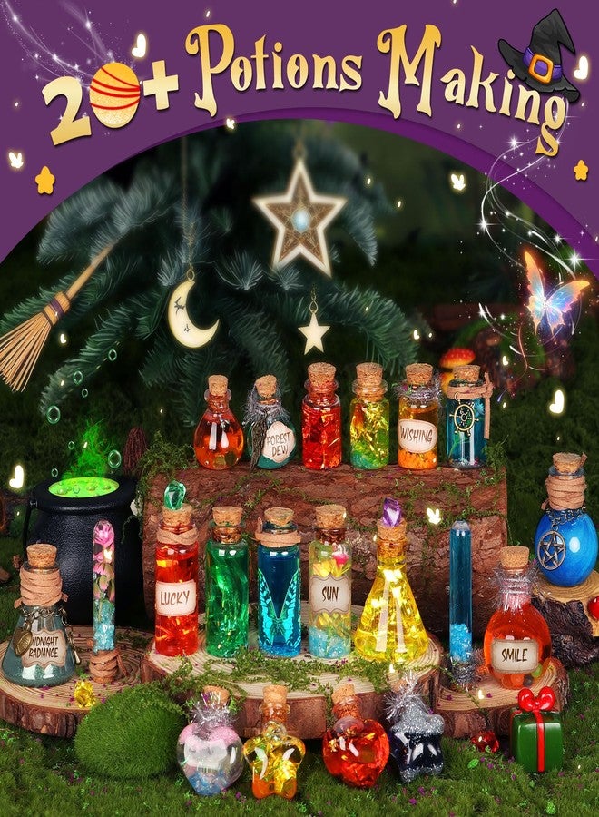 Alritz Potion Kits for Kids, Magic Fairy Potions Mixie with House, 20+ Bottles, Creative Craftes Toys for Birthday Party Gift for Girls and Boys 6 7 8 9 10+ Years Old - Image 3