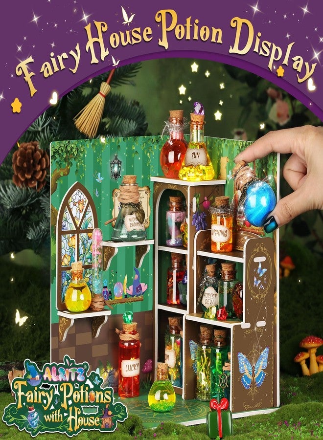 Alritz Potion Kits for Kids, Magic Fairy Potions Mixie with House, 20+ Bottles, Creative Craftes Toys for Birthday Party Gift for Girls and Boys 6 7 8 9 10+ Years Old - Image 4