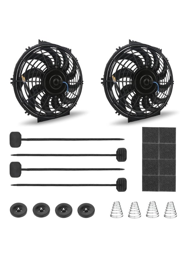 Fan Mounting Kit, Electric Radiator Fan Mounting Kit Compatible for Electric Cooling Fan and Transmission Cooler  - Image 1