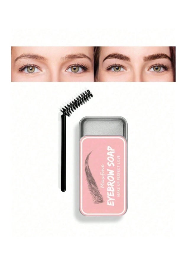 شي إن 1 قطعة شمع حواجب شفاف وطبيعي | تصفيف طويل الأمد | كريم وصابون حواجب محمول | مقاوم للتغيير مع حرارة قصيرة - Image 1