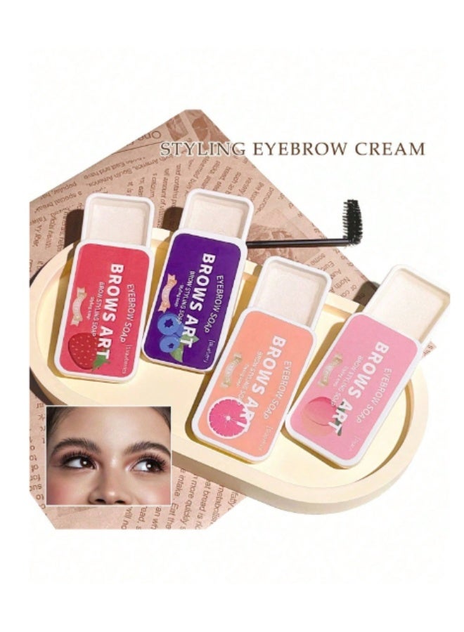 شي إن 1 قطعة شمع حواجب شفاف وطبيعي | تصفيف طويل الأمد | كريم وصابون حواجب محمول | مقاوم للتغيير مع حرارة قصيرة - Image 2