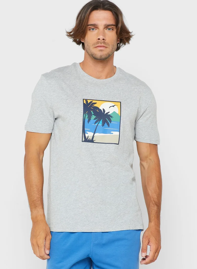 Marks & Spencer Printed Pyjama Set