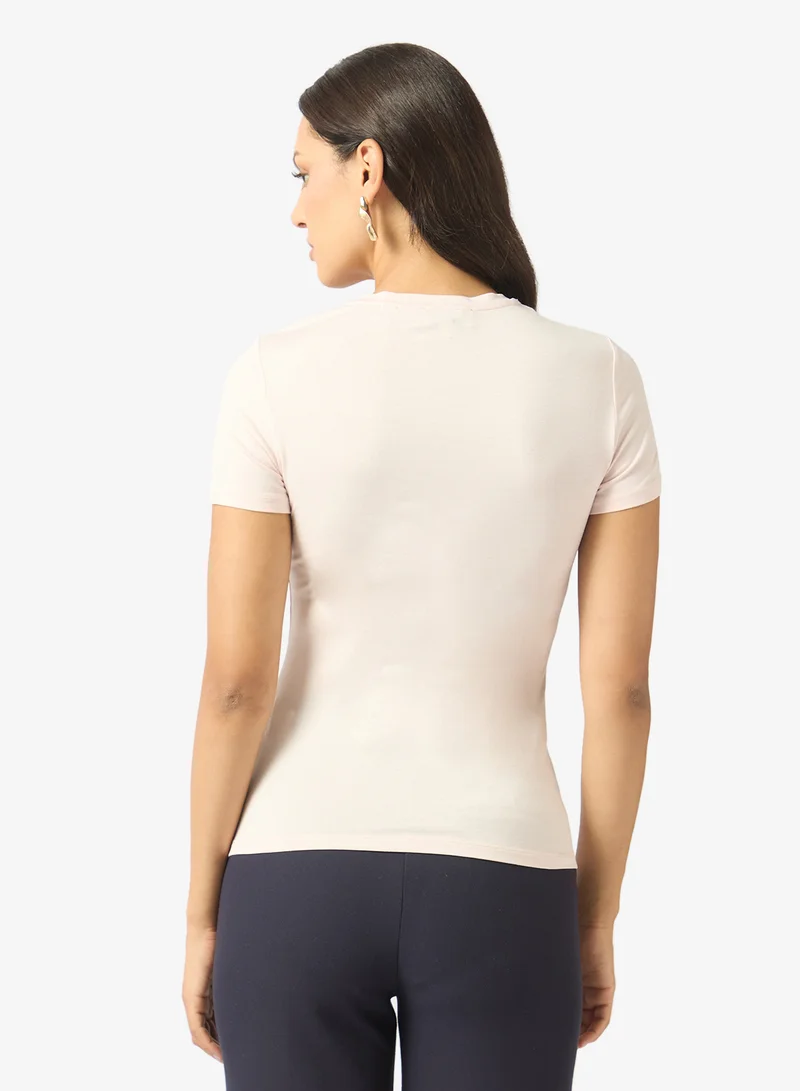 تيد بيكر Bindii Floral Printed Fitted T-Shirt