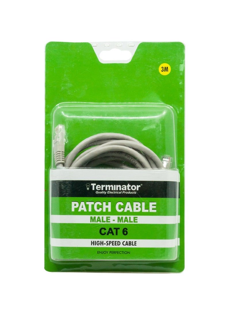 Terminator Terminator Patch Cord Cat 6 Cable 3 Meter - Image 1