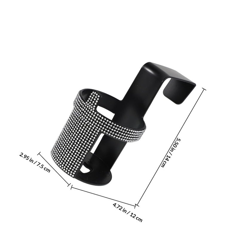 Multi Functional Car Cup Holder Hook with Rhinestones Water Bottle Holder for Travel - Image 3