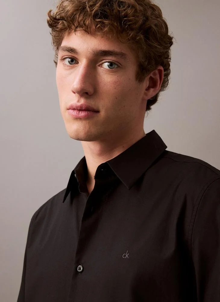 CALVIN KLEIN Slim Stretch Cotton Shirt