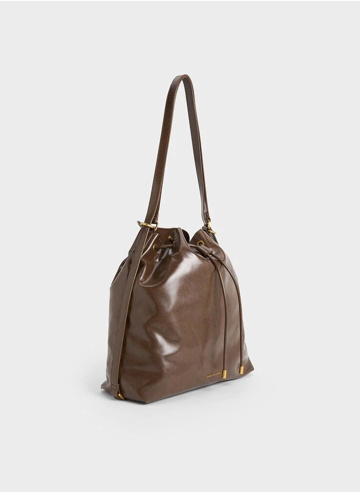 Charles & Keith Neva Two-Way Bucket Bag  - Image 3