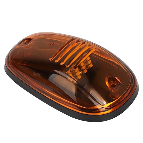 KOMAS 5pcs Amber Lens Cab Roof Marker Lights, Top Lamp Clearance Running Light Replacement + T10 Set for Truck SUV 2003-2018 Dodge Ram 1500 2500 3500 4500 5500 (Amber Lens without Bulbs) - Image 3