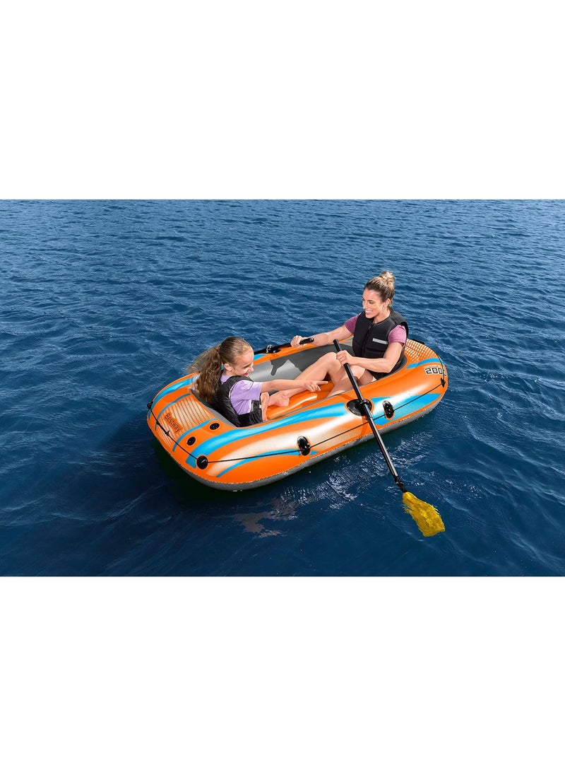 Bestway Kondor 2000 Inflatable Rubber Boat Dinghy For 1 Adult 1 Child 196X106cm  - Image 3