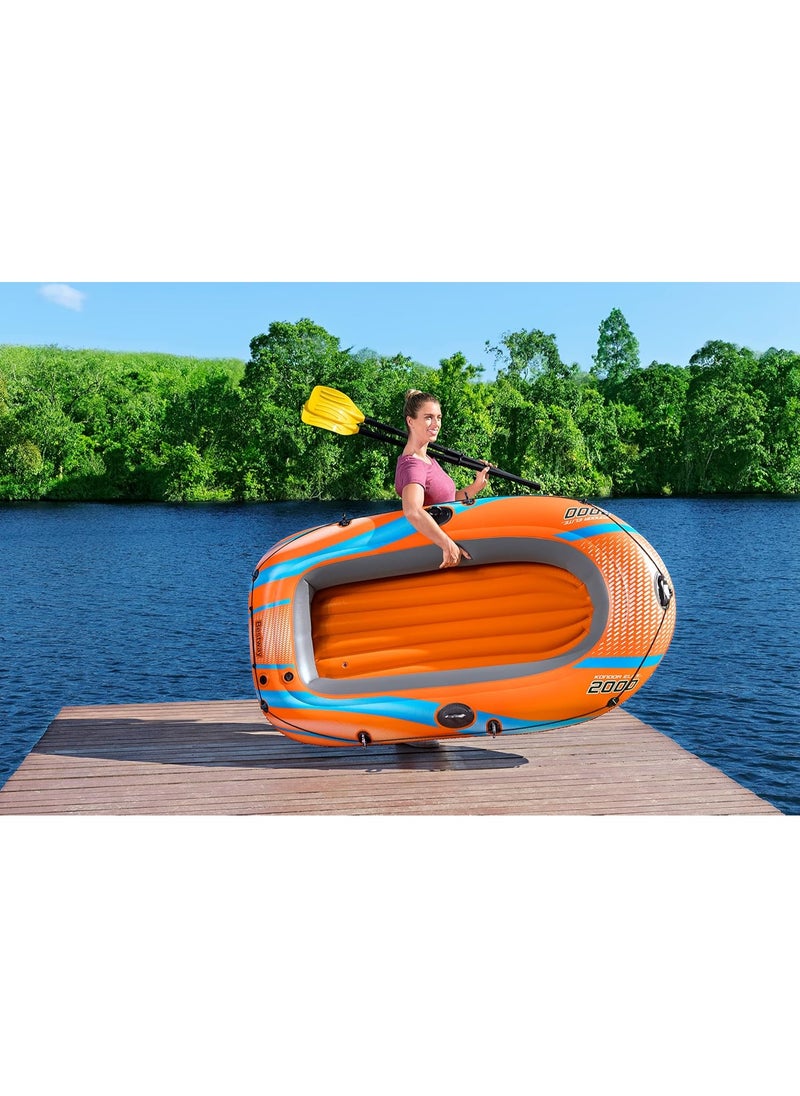Bestway Kondor 2000 Inflatable Rubber Boat Dinghy For 1 Adult 1 Child 196X106cm  - Image 5