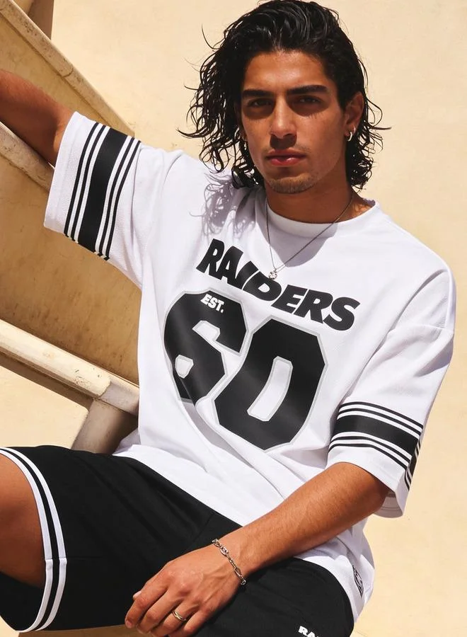 اس بي كاركترز Men Relaxed Fit Round Neck Short Sleeves Green Bay Packers Print T shirt