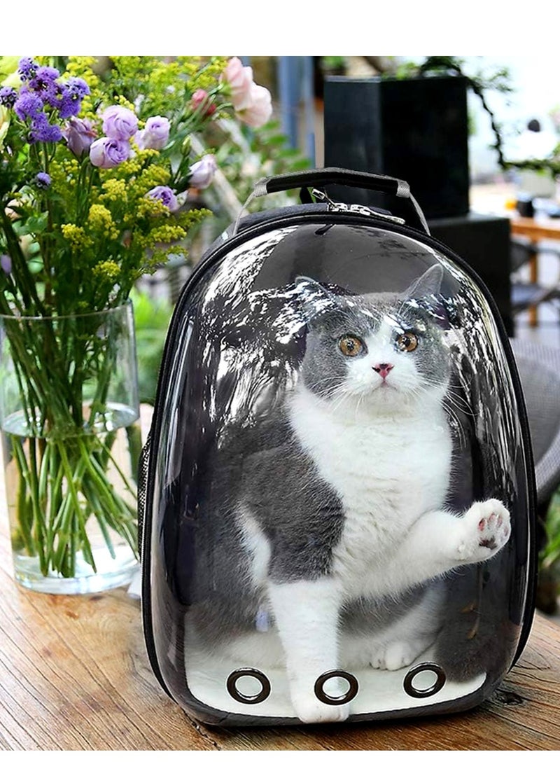 Generic Breathable Portable Pet Carrier Bag Outdoor Travel Puppy Cat Bag Transparent Space Pet Backpack  - Image 1
