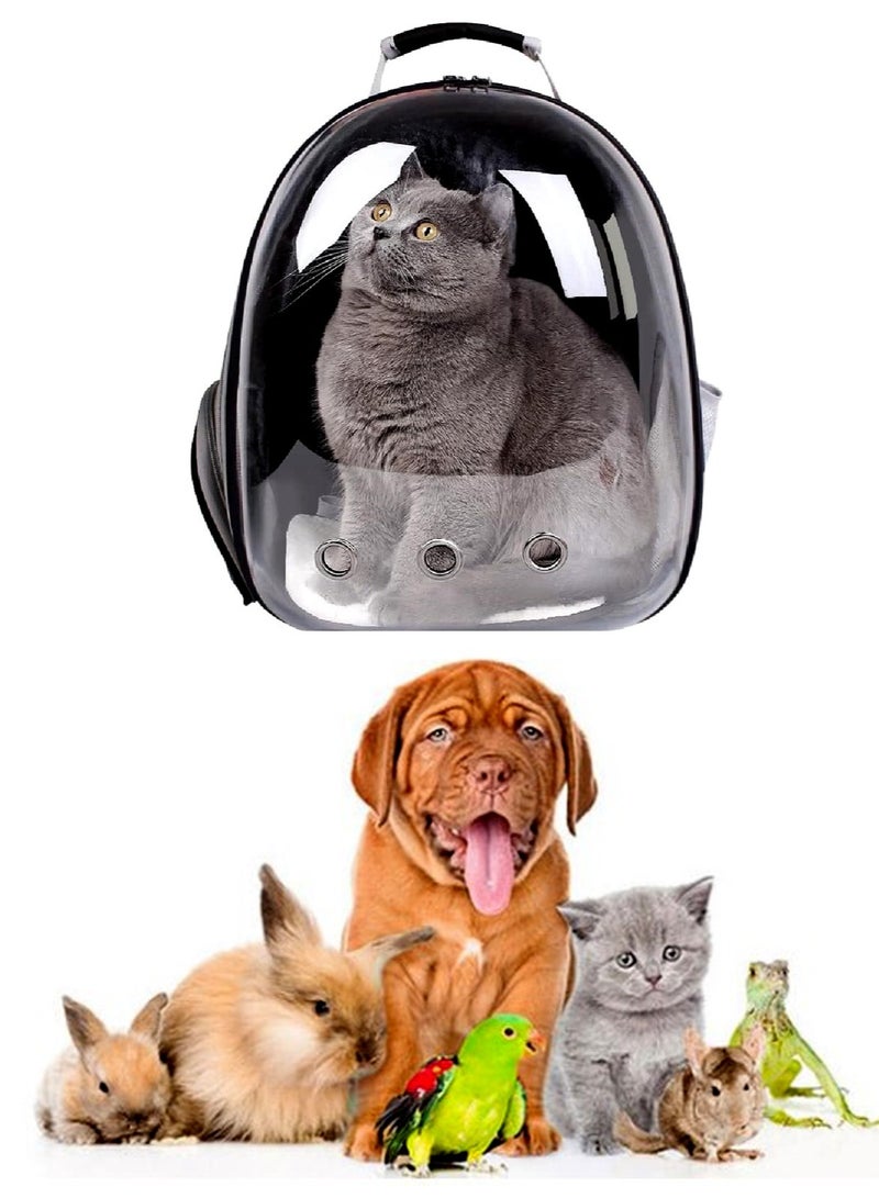 Generic Breathable Portable Pet Carrier Bag Outdoor Travel Puppy Cat Bag Transparent Space Pet Backpack  - Image 4