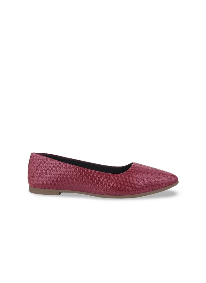 شوتوبيا Shoetopia Women's Textu Bellies – Stylish Pointed Toe Flats for Office, Casual & Daily