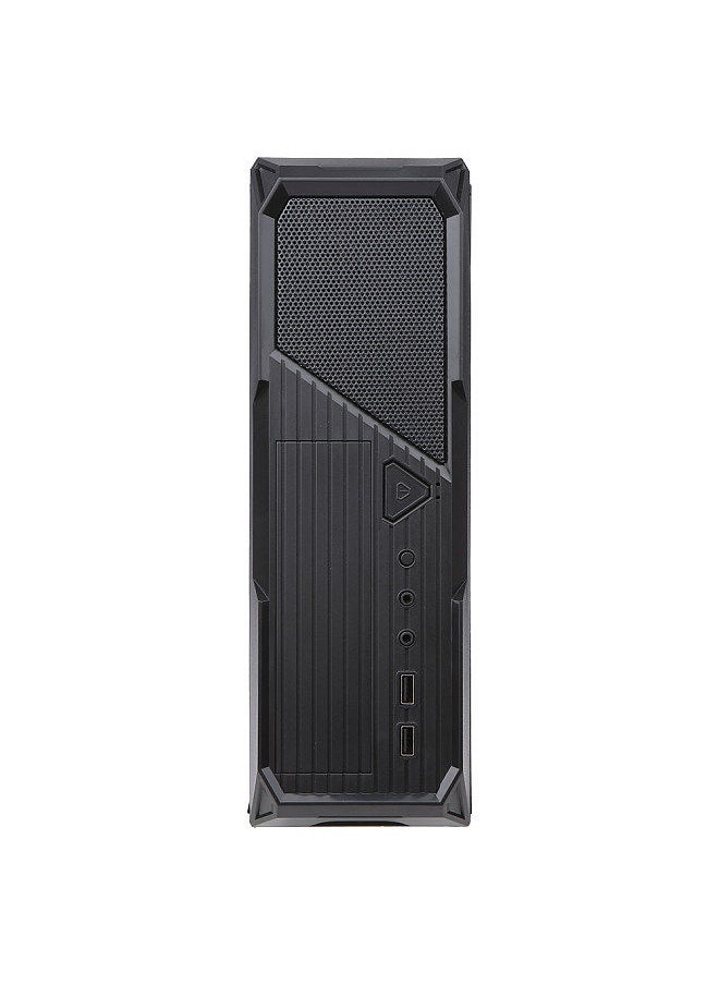 Generic - Portable Vertical Computer Case Support Micro-ATX/ITX Motherborad Half-height Graphics Card 8cm Height CPU Radiator Black - Image 1