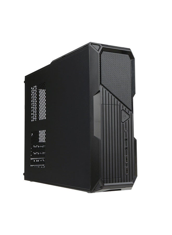 Generic - Portable Vertical Computer Case Support Micro-ATX/ITX Motherborad Half-height Graphics Card 8cm Height CPU Radiator Black - Image 1