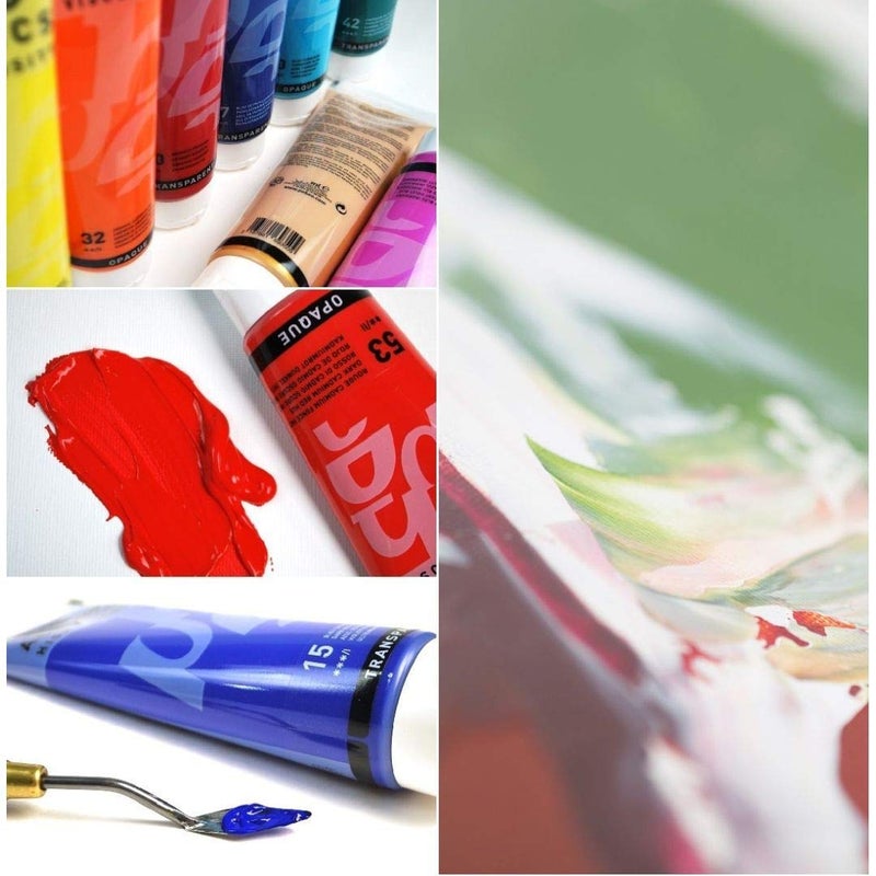 PEBEO High Viscosity Studio Acrylics - Red Ochre (34) - Jar of 500 ML - Image 3