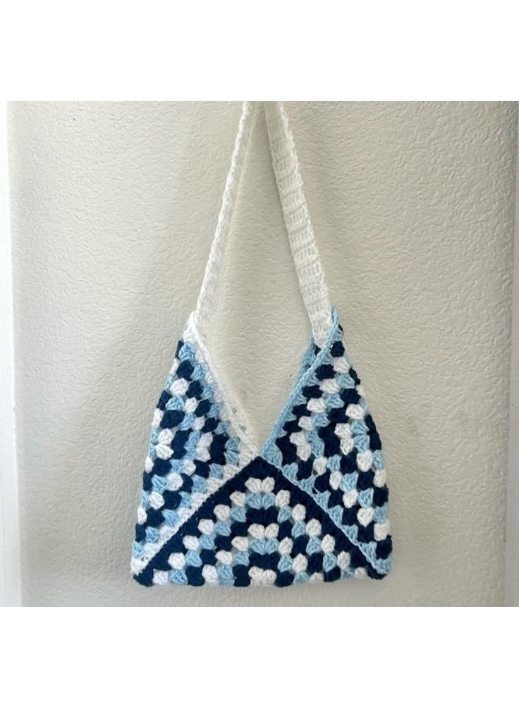 CROCHKA Elegant Handmade Summer Crochet Shoulder Bag - Image 1