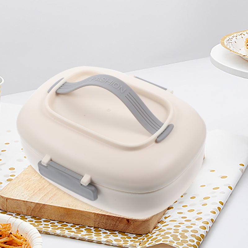 850ml Carrying Rope Portable Bento Box Lunch Box Lunch Box Bento Box (White) - Image 2