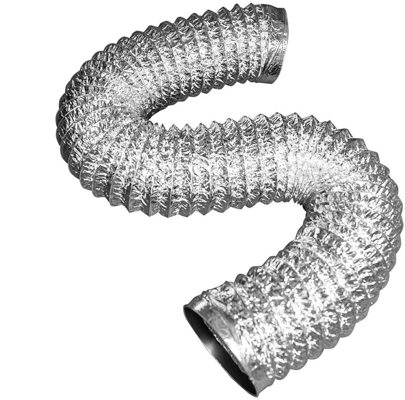 Cosmo 6 Inch 6 Foot Aluminum Flex Air Duct  Without Clamps  Ventilation Duct - Image 1
