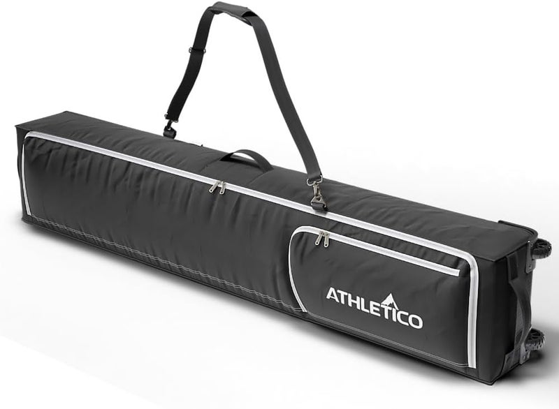 Athletico Rolling Double Ski Bag - Padded Ski Bag With Wheels for Air Travel - Image 3