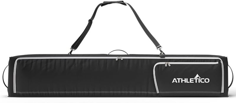 Athletico Rolling Double Ski Bag - Padded Ski Bag With Wheels for Air Travel - Image 2