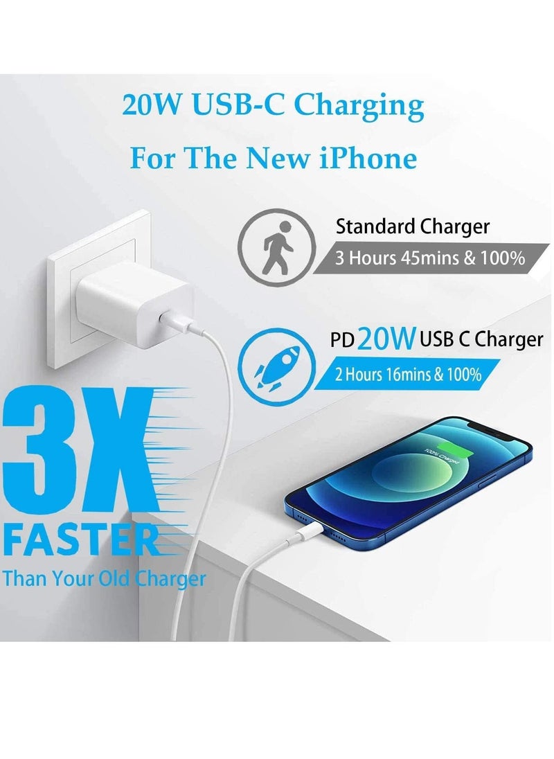 Generic [Apple MFi Certified] USB-C to Lightning Cable 20W, 2 Pack 6.6FT Power Delivery Fast Charging Data Sync Type C PD Quick Charger Compatible with iPhone 12/12 Pro/11/XS/XR/X 8/iPad/AirPods Pro  - Image 3