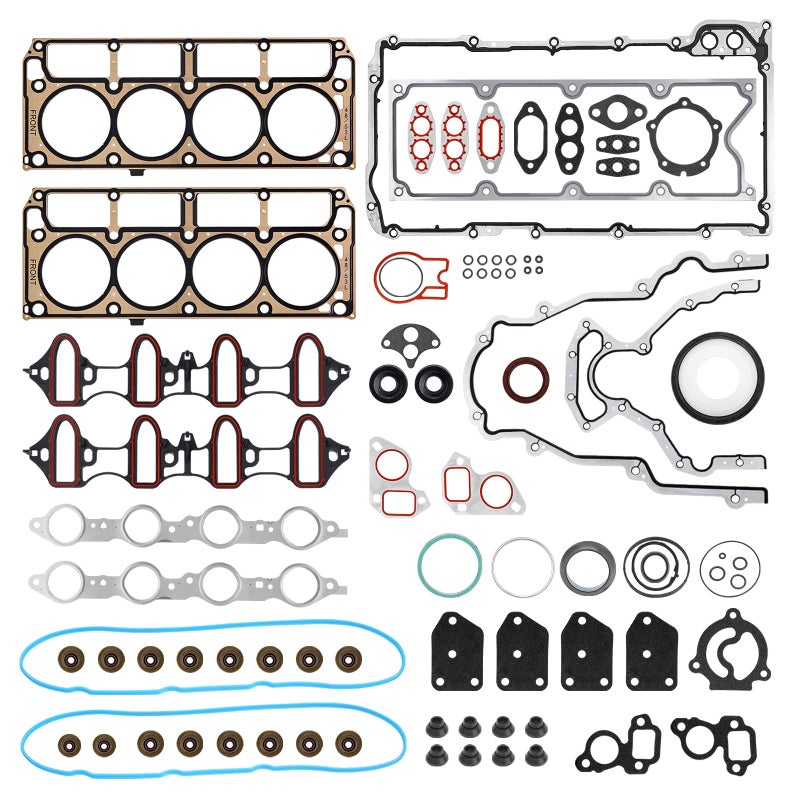 MLS Full Cylinder Head Engine Gasket Set Compatible with 20022011 Chevy Silverado Tahoe Avalanche Express Suburban GMC Sierra Savana Yukon Buick Escalade 48L 53L V8 Replace CS9284 HS26191PT