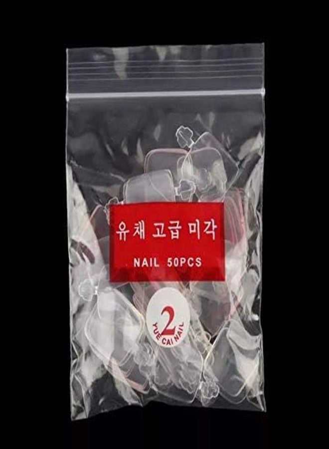 DNHCLL 600 PCS 12 Sizes False Toenails Full Cover Artificial French Acrylic Toenails for Nail Salons and DIY Nail Art (Transparent) - Image 5