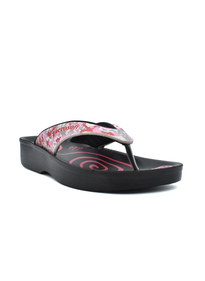 aerosoft AEROSOFT A0888 PINK LADIES SLIPPERS  - Image 1