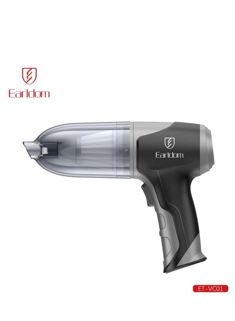 Earldom Car & Home Vacuum Cleaner With Expansion Accessories 3600mAh Battery, Brushless Motor, Strong Suction Force, Extend Brush Head - Image 1