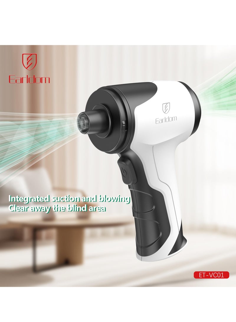 Earldom Car & Home Vacuum Cleaner With Expansion Accessories 3600mAh Battery, Brushless Motor, Strong Suction Force, Extend Brush Head - Image 4