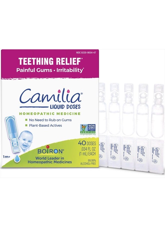 Camilia Teething Drops for Daytime and Nighttime Relief of Painful or Swollen Gums and Irritability in Babies - 40 Liquid Droppers Bundled in 8 separate packs of 5 - pzsku/Z46F1B8F30D34D7EBE326Z/45/_/1717016312/b80c6237-51df-4e08-a484-858601a574c3