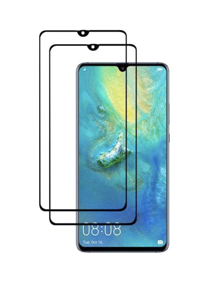 NIBEMINENT 2-Pack 5D Tempered Glass Screen Protector For Huawei Honor Mate 20X Clear