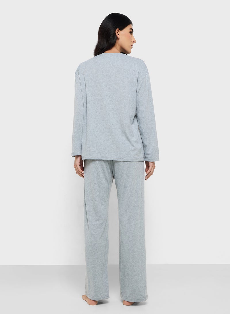 ELLA Top & Pant Pyjama Set - Image 2