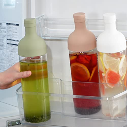 Hario Cold Brew Tea Wine Bottle, 750ml, Smoky Green - Image 4