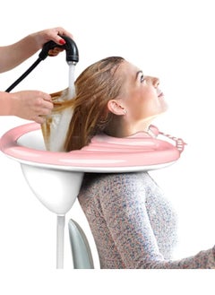 ماركة غير محددة Portable Inflatable Shampoo Basin for Bedside and in Bed for Elderly, Disabled, Pregnant, Injured, Bedridden, Handicapped. Wash Hair in Bed Shampoo Bowl with Drain Tube Use for Washing Coloring Hair  - Image 3