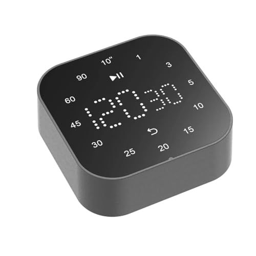 AERYS 199 Minute 60 Second Touch Magnetic Digital Kitchen Timer, Manual Countdown Kitchen Timer Countdown Clock for Seniors, Adult and Kids to Use (Pure Black) - Image 2