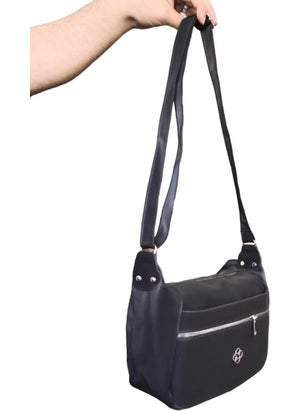 My Geppeto Bag Women's Shoulder Bag and Crossbody Bag with Adjustable Straps Black  - Image 4