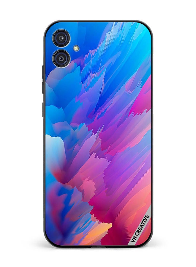 VR CREATIVE Protective Case Cover For Samsung Galaxy M04/F04 Layers Design Multicolour - Image 1