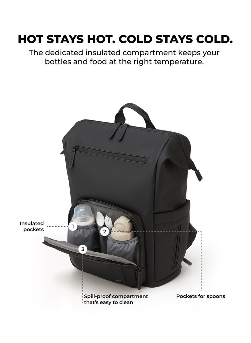 Mokobara The Playdate Diaper Backpack - 10 kg Capacity, Premium Soft-Touch Polyurethane Material | Bedtime Story - Image 3