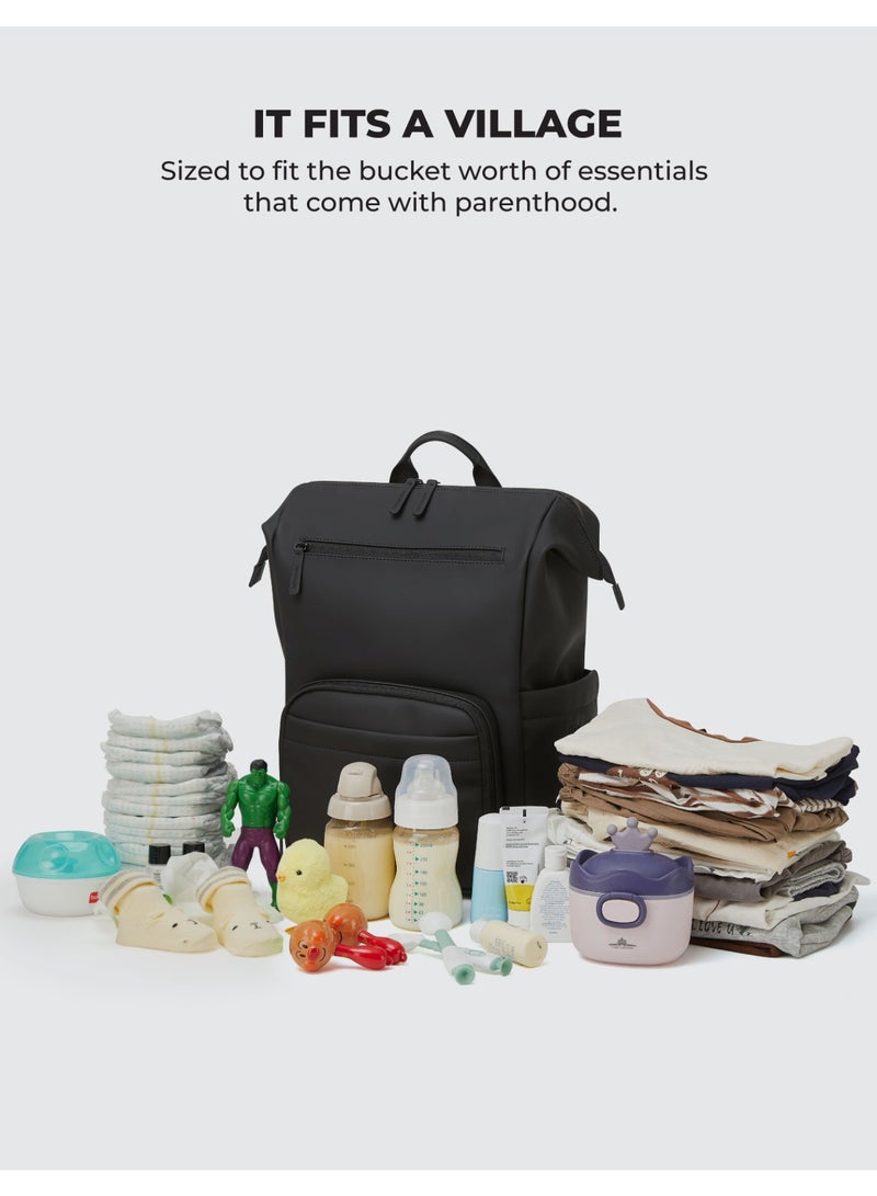 Mokobara The Playdate Diaper Backpack - 10 kg Capacity, Premium Soft-Touch Polyurethane Material | Bedtime Story - Image 5