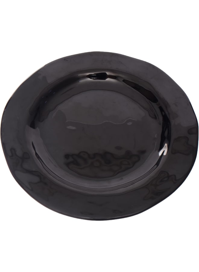 Moments Dessert Plate, 23 Cm Size, Black - Image 1